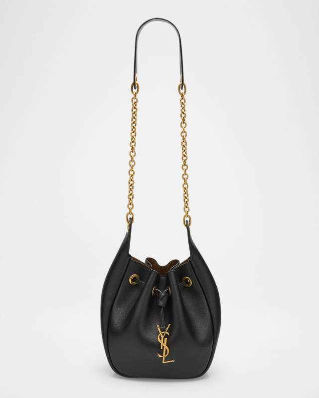 Cassandre YSL Bucket Bag in Leather